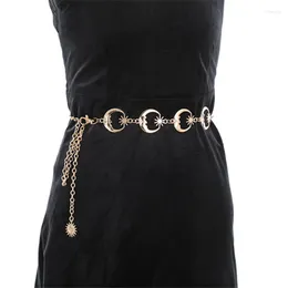 Belts Punk Waist Chain Gothic Women's Moon Star Style Tunic Body