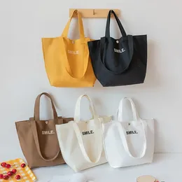 Shoulder Bags Canvas Bag For Female Students Korean Version 2024 Makeup Backpack Large Capacity