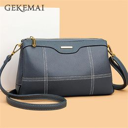 Evening Bags 2024 Solid Colour Ladies Shoulder Bag Luxury Designer High Quality Leather Women Messenger Small Mobile Phone