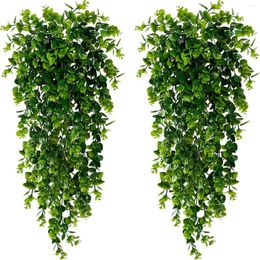 Decorative Flowers 45 Mesh S Artificial Plastic Plants Fern Vine Christmas Wreath Wedding Arch Party Home Sill Garden Wall Diy Decoration