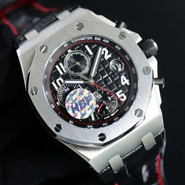 26400 AAAAA Watch APF Alloy Series Steel Factory Chronograph 26238 HPF Automatic Movement White Ceramics APS The Time Mechanical Designers Men's Fbea