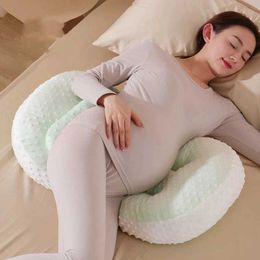 Maternity Pillows Pregnant womens side sleeping pillow multifunctional abdominal support U-shaped waist leg pad breathable and soft pregnancy products H240514