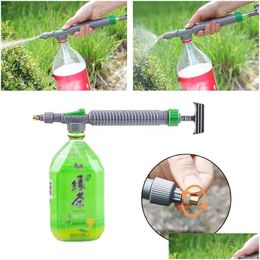 Sprayers Manual High Pressure Air Pump Sprayer Adjustable Drink Bottle Spray Head Nozzle Garden Watering Tool Agricture Tools Rra897 D Dho1X