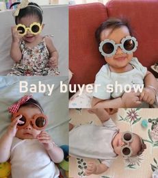 Hair Accessories 2PCS/Pack Classic Solid Colour Baby Bow Headbands Children Sun Glasses Geometric Protective Glasses Hair Accessories Hair Bandeau
