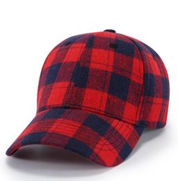 Plaid Baseball Hat 11 Colors Bufflao Checked Unisex Snapback Cap Cotton HipHop Adjustable Hats 20pcs OOA74555386903