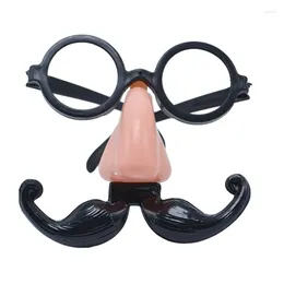 Party Supplies Funny Old Man Glasses Disguise Novelty Clown Eyewear With Nose Mustache Birthday Halloween Cosplay Favors
