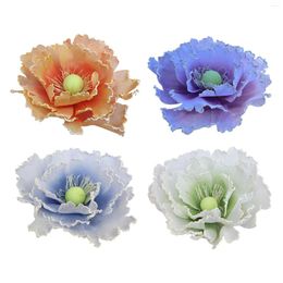 Decorative Flowers Artificial Flower Head Imitation Blossom Fake For Party Wreath Bridal Baby Shower Holiday Bouquets