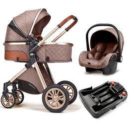 Strollers# Baby stroller 3-in-1 baby travel system Portable Free delivery H240514