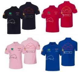 2024 New F1 Racing Polo Shirt Summer Short Sleeve T-Shirt Same Customised