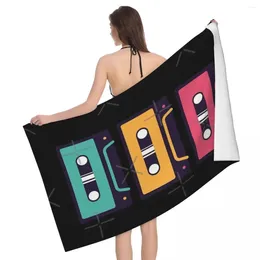 Towel Music Classic 80x130cm Bath Soft For Outdoor Party