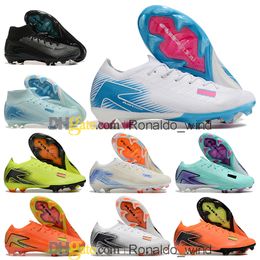 Gift Bag Mens Womens Football Boots Ronaldo CR7 Vapores 16 XV Elite FG Tns Cleats Youth Kids Youth Boys Girl Mbappe 9 Zooms Soccer Shoes Outdoor Trainers Botas De Futbol