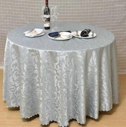 Table Cloth Decoration Party Restaurant Round El Dining Tablecloth Square Golden Floral Wedding Skirt Cover