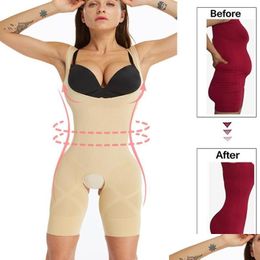 Women'S Shapers Womens Waist Trainer Corrective Underwear Shapewear Corset For Slimming Cincher Body Shaper Women Bifter Tummy Spanx Dhucm