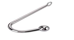 Stainless Steel Anal Hook with Ball Metal Anal Plug Adult Sex Toys Butt Plug Anal hook8927805