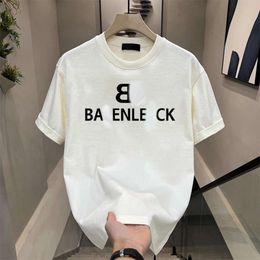 Designer Luxury Chaopai Classic American trend Paris cotton short sleeve T-shirt young men and women summer comfortable fashion brand street loose crew-neck top