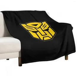 Blankets Transformer Logo Autobot Throw Blanket Decorative Sofas Furrys