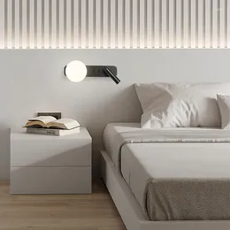 Wall Lamp Modern Minimalist Internet Celebrity Creative Moon Atmosphere Bedroom LED Bedside Reading Rota