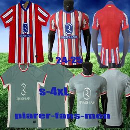 24 Atletico Madrids Soccer Jerseys GRIEZMANN 24 25 120th Anniversary 2024 M.LLORENTE KOKE SAUL Correa LEMAR Football Shirt Men Kids Kit Sets Uniforms