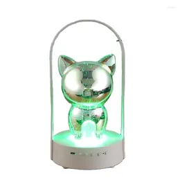 Table Lamps Cute 3D Glass Fireworks Dog Decor Night Light Lamp Creative Christmas Child Kid Gift Valentine Day