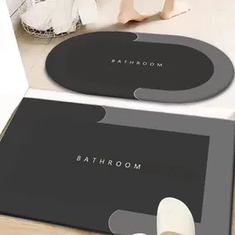 Bath Mats Bathroom 1 Pieces Rug Sets Toilet Floor Mat Anti-slip Absorbent Carpets And Rugs