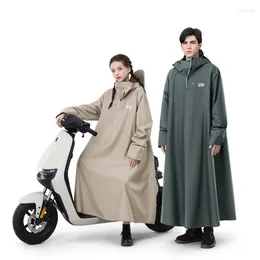 Raincoats Thicken Oxford Women Men Raincoat Waterproof Bicycle Rain Poncho Reusable Hooded Capes Bike Motorcycle Rainwear