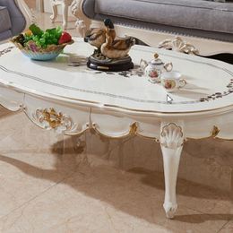 Decorative Plates Coffee Table TV Cabinet Combination Set Large And Small Apartment Type High-End Luxury Living Room Furniture