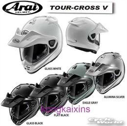 Japan Arai TXTC Rally 5 Long Distance Off Road Detour White Blue Red Motorcycle Helmet