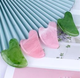 Tamax JD015 Rose Quartz pink Jade Guasha Board Natural Stone Scraper Chinese Gua Sha pad250V235a239y8467760