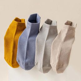 Women Socks Short Men's Low-cut Boat With High Elasticity Anti-slip Features For Sports Everyday Wear Soft Sweat-absorbent