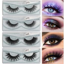 5D Mink Eyelashes Whole 10 styles 5D Mink Lashes Natural Thick Fake Eyelashes Makeup False Lashes Extension In Bulk 5153714