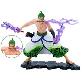 Action Toy Figures 17cm Anime Figurine One Piece Roronoa Zoro kimono Action Figure Aldult Children Toys Collection Dolls Gifts PVC Model Decoration Y240514