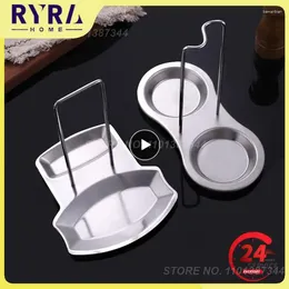 Kitchen Storage Spoon Rest Easy To Clean Drawing Process Rack Detachable Lid Stainless Steel Pot Not Rust