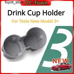 Storage Boxes Bins 2024 Tesla New Model 3+Central Control Arm Box Fixed Cup Storage Rack Model 3 Highland S24513