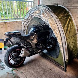 Tents and Shelters CZX-534 2-bedroom heavy-duty bicycle storage tent - waterproof motorcycle cover saves spaceQ240511