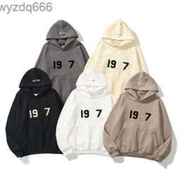 Designer Sweatshirt 1977 Hoodie Thin Spring Autumn Fashion Casual Street Men Women Sports Tops Letter Print Long Sleeve Hooded Sweatshirts MSYH