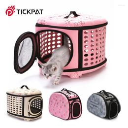 Cat Carriers Portable Carrier Bag Breathable Handbag Space EVA Shoulder Small Dog Outdoor Travel Foldable Cage For Dogs