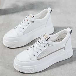 Casual Shoes Mesh Breathable Small White For Women In Summer Womens High Rise Thick Sole Sports