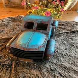 Vases Rustic Vintage Farmhouse Truck Succulent Pot Planter Charming Resin Holder For Plants Flowers Decor Birthday Gift