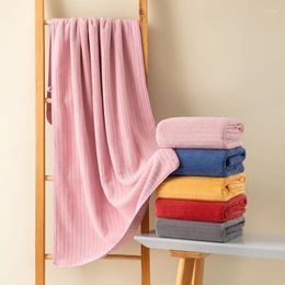 Towel Fine Terry Bath Thickened Absorbent Cotton Large For Men And Women Adult Household Stripe Soft Hanging