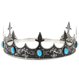 Hair Clips Tiara Party Costume Crown Prom Accessories For Men Man Performance Metal Retro Vintage Royal Mediaeval