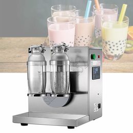 Commercial Milk Tea Mixer Double Head Milkshake Machine Drink Mixer Blender Milk Shaker Milk Bubble Mixing Machine