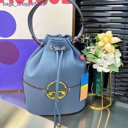 2024 Store Design Bag 75% Off Leather Designer Women's High Niche Trendy Bucket Women Large Capacity Underarm Chain988R