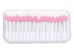 Makeup Brushes 30Pcs Silicone Lip Brush Exfoliating Lipstick With Film Dustproof Cover Plump Smoother Applicator Cosmetic Tool3028784