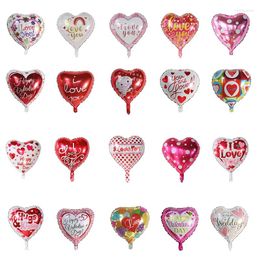 Party Decoration 1pc 18 Inch I LOVE You Foil Balloons Wedding Heart Helium Balloon Valentine's Day Engagement Decorations