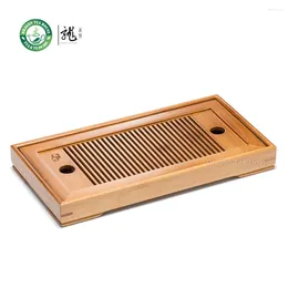 Tea Trays Small Bamboo Gongfu Table Serving Tray 27 13cm