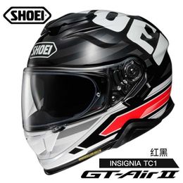 AA Designer Helmet SHOEI Full Helmets Japanese GT-Air2 Second Generation Dual Lens Motorcycle Mens and Womens Anti Mist Four Seasons85CG