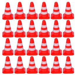 Wall Clocks 35 Pcs The Sign Roadblock Simulation Props Child Educational Toys Fitness Cones Abs Plastic