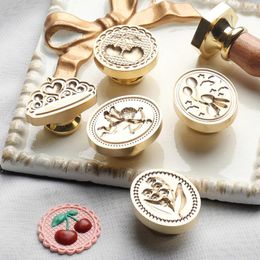 Party Supplies Embossed Lacquer Seal Decoration Retro Stamp Alloy Head Fire Paint Wax Envelope