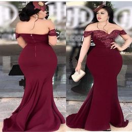 aso ebi arabic burgundy cheap sexy evening dresses sweetheart lace beaded prom dresses mermaid formal party second reception gowns 260s
