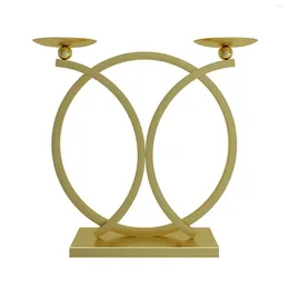 Candle Holders Home Decor Holder Craft Round Dinner Table Living Room Free Standing Wedding Party Metal Nordic Centerpieces Counter Top